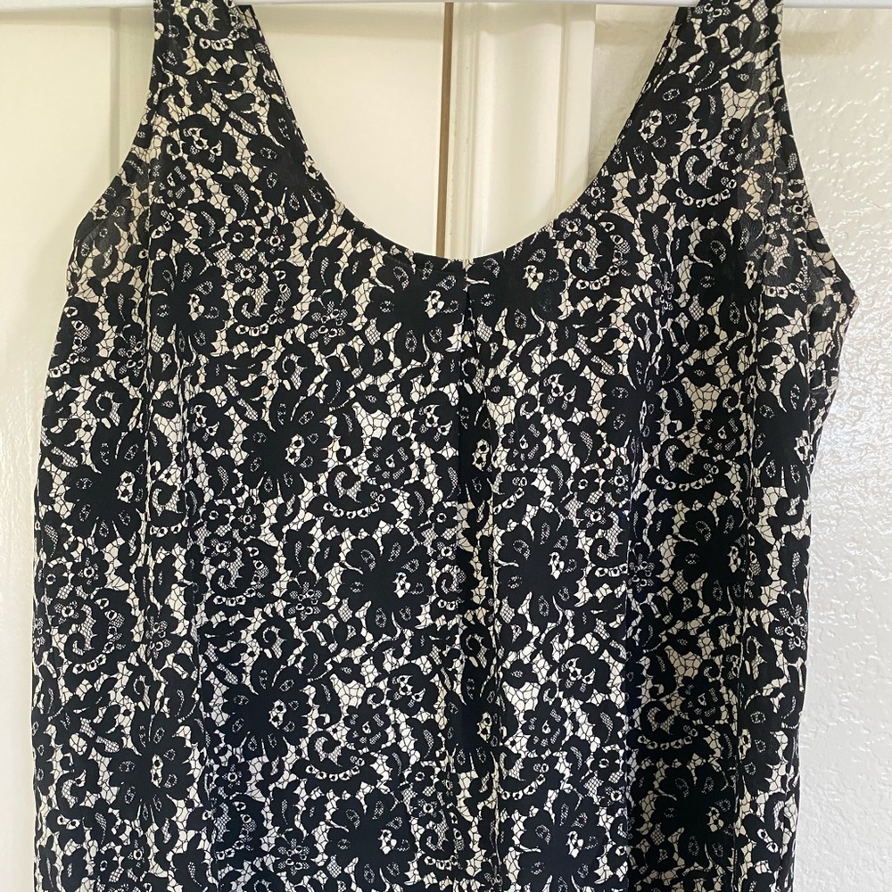 JOIE Black Lace Top